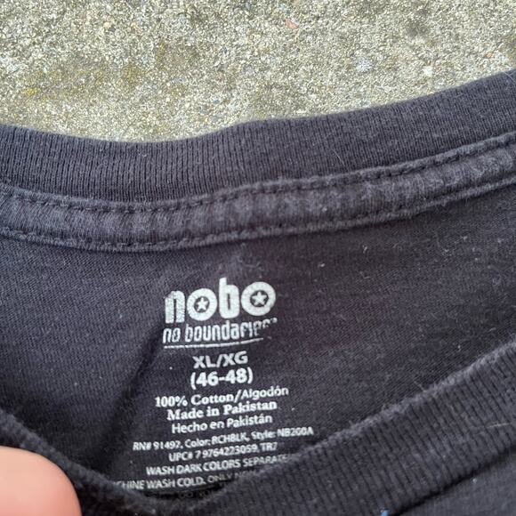 2000s y2k mallgoth cybergrunge nobo eagle script tee no boundaries cybery2k‎ XL - Picture 2 of 3